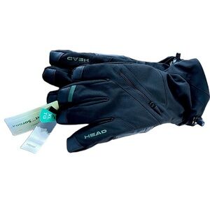 NWT Head Men’s Sorona Insulated Ski Gloves CL Black Waterproof Sensatec Gorpcore